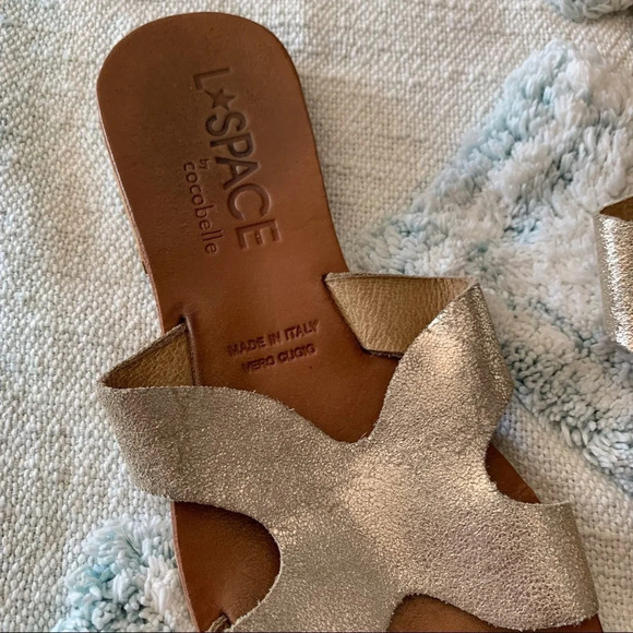 L*Space Leather Metallic Sandal - Picture 2 of 5